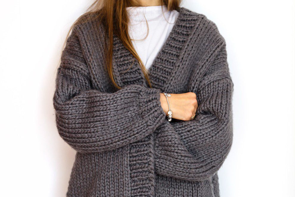 nominated woman isolated on white background knitted sweater casual style fashionable warm